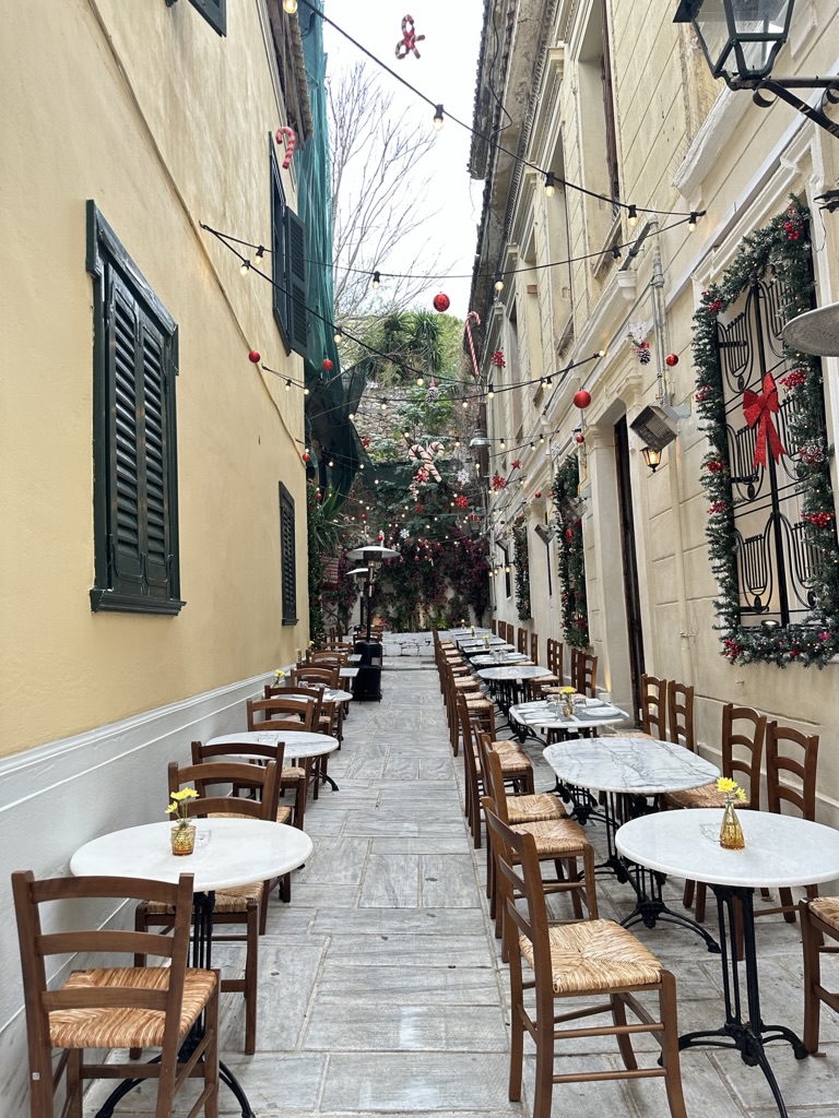 Athens — Mnisikleous Street